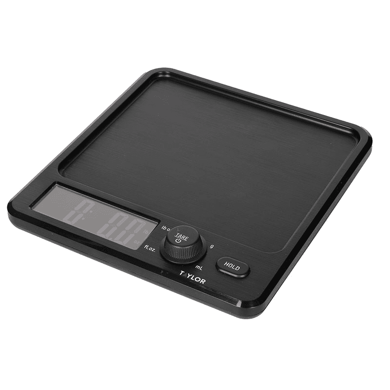 Antimicrobial Digital Dual Kitchen Scale, 5KG, Black