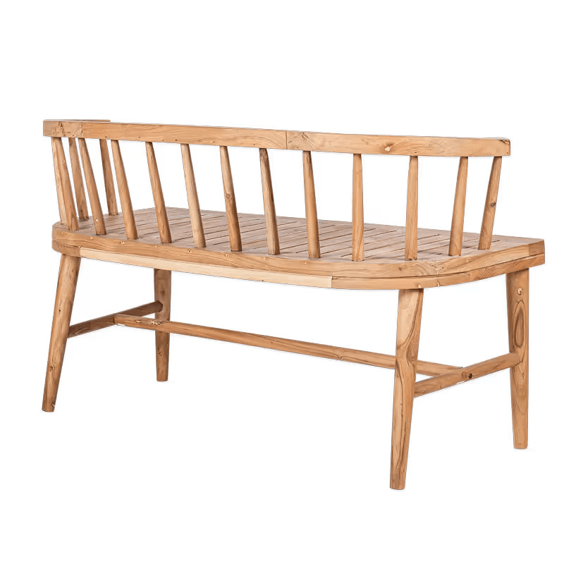 Tipu Acacia Wood Bench, Natural