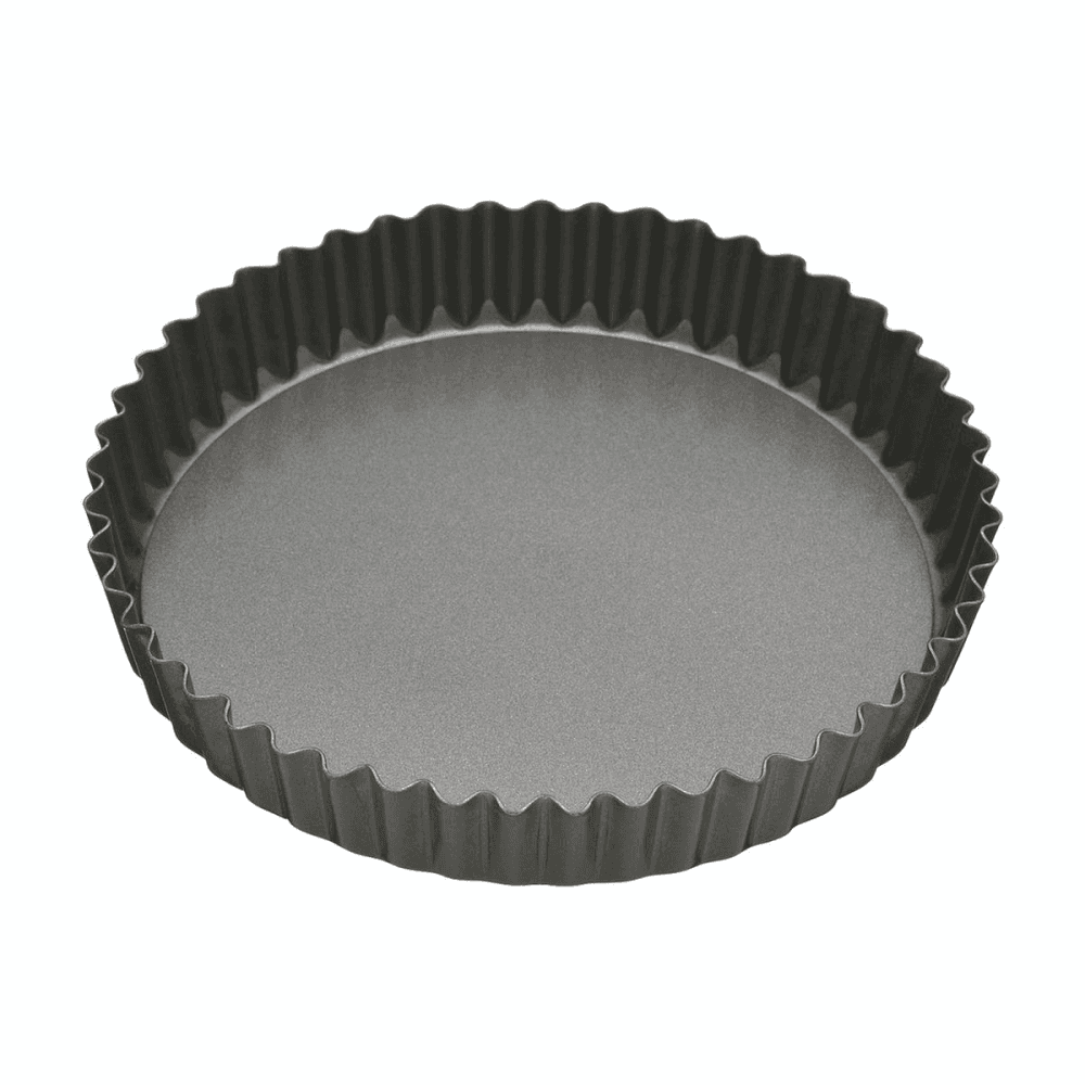 Loose Base Non-stick Fluted Quiche Tin, 25cm