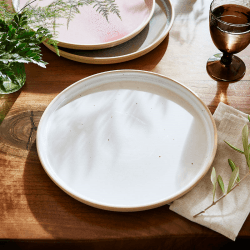 Image showing the Minerals Set of 4 Dinner Plates, D26.5cm, Moonstone product.