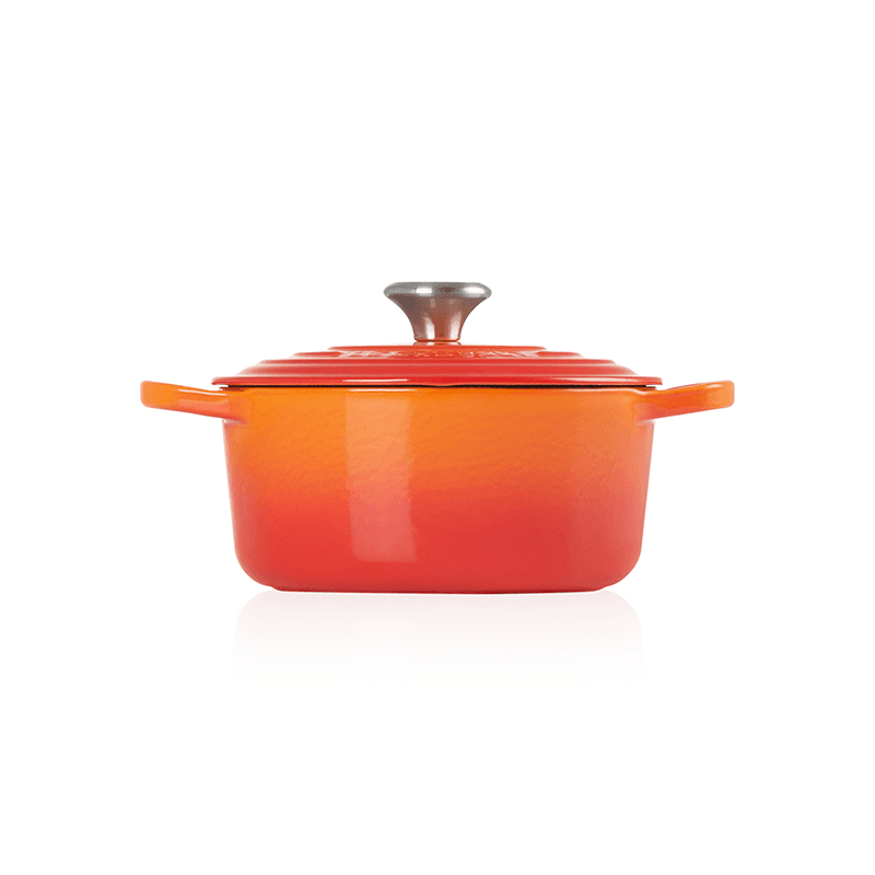 Signature Cast Iron Round casserole, 20cm - 2.4 litre, Volcanic