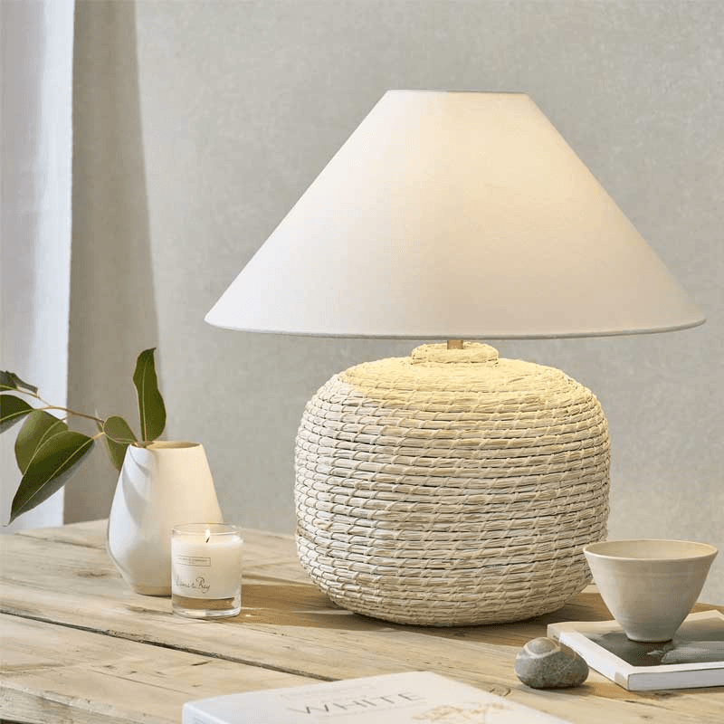 Mawes Table Lamp, H48cm, Natural