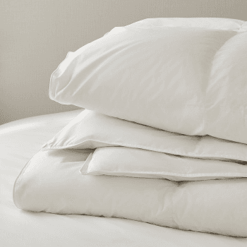 Image showing the Perfect Everyday Duck Down Collection King size duvet 13.5 tog, W225 x L220cm, White product.