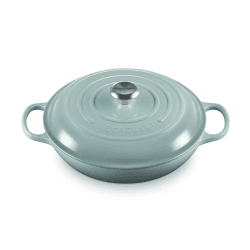 Image showing the Cast Iron Shallow Casserole, 30cm, Sea Salt product.
