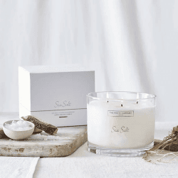 Image showing the Candle, Large, Sea Salt product.