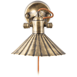 Image showing the Moti Wall Lamp, H20cm, Antique Brass product.