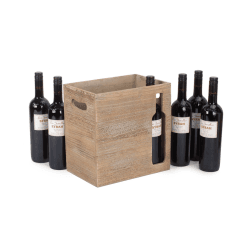 Image showing the Wine Bottle Carrier, Natural product.