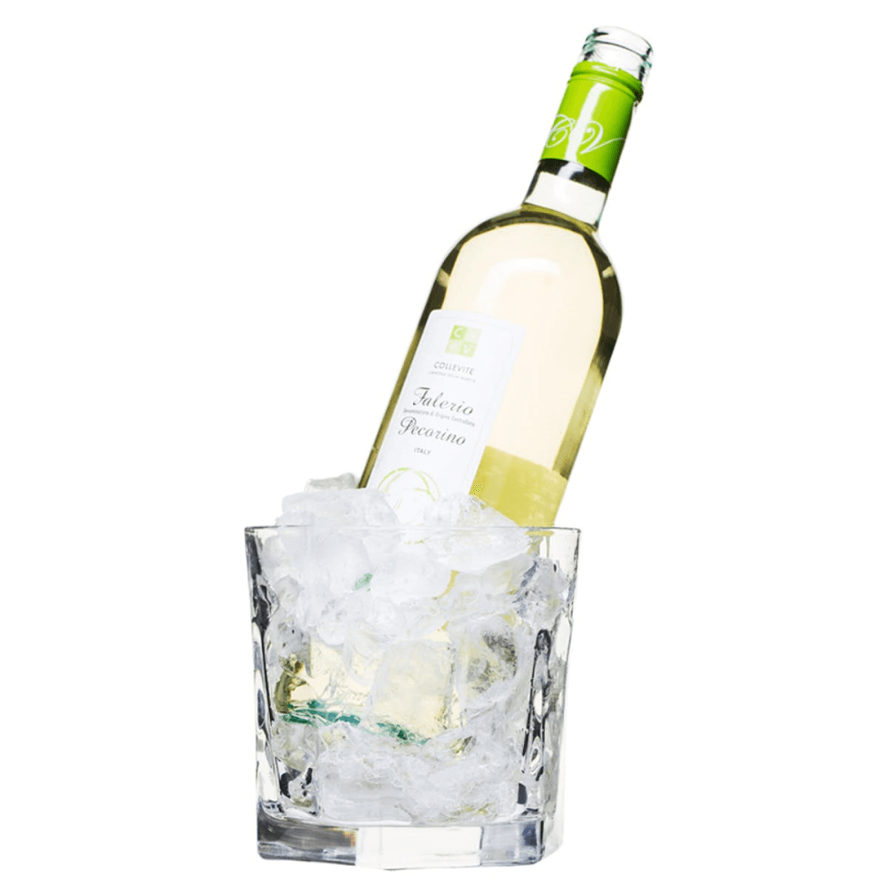 Club Ice bucket with tongs, D12.5cm, Clear