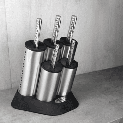 Image showing the Ukon 6 Piece Cylinder Block Set, Silver product.