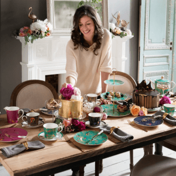 Image showing the Chelsea 12 piece dinnerware set product.