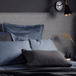 Image showing the Super Soft Cotton Oxford Pillowcase, Standard, French Blue product.