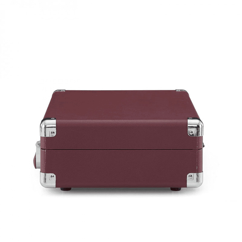 Cruiser Deluxe Plus Portable Turntable, Burgundy