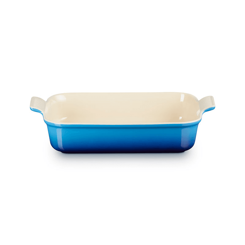 Stoneware Heritage Rectangular Dish, 32cm, Azure