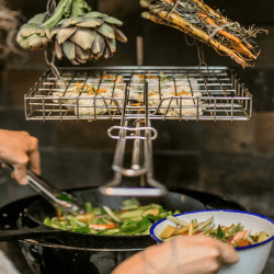 Image showing the Flip'n grate BBQ swivel grill, small 47cm, Silver product.