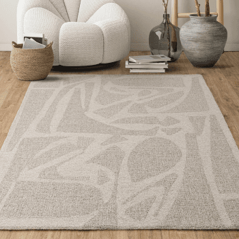 Image showing the Loxley Rug, 160 x 230cm, Linen product.