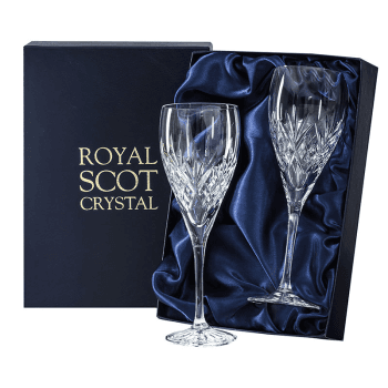 Image showing the Highland Set of 2 Wine Glasses, 320ml, Clear product.