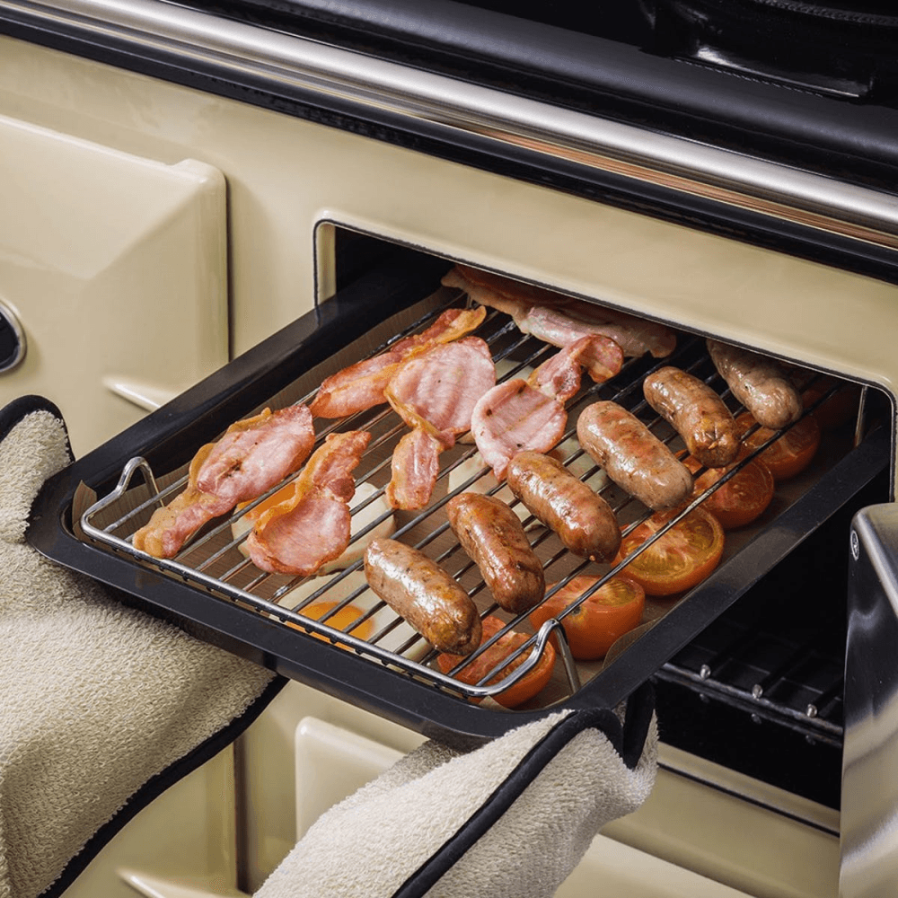 Roasting Tin, Enamelled Steel, Black