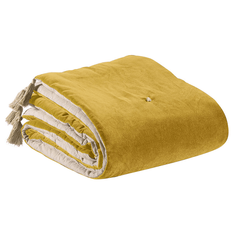 Elise Bed Runner Pompons, 80 x 180cm, Mais