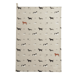 Image showing the Tea Towel, "Woof" product.