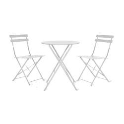 Image showing the Rive Droite 3 Peice Bistro Set, Chalk product.
