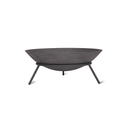 Image showing the Idbury Fire pit, Black product.