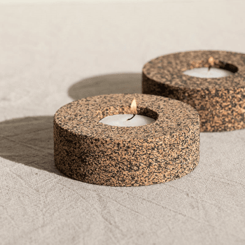 Image showing the Dash Tea Light Holder, D9cm, Black product.