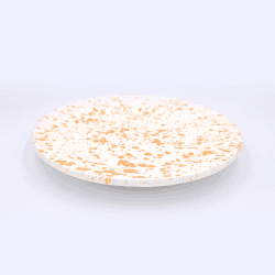 Image showing the Splatter Side Plate, D21cm, Burnt Orange product.