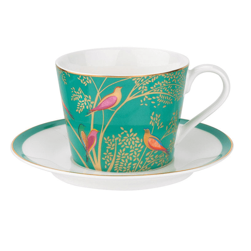 Chelsea Collection Teacup and saucer, 20cl, green