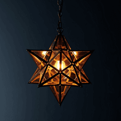 Image showing the stella Pendant light, 28cm, Clear Glass product.