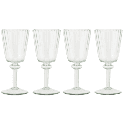 Image showing the Minati Set  of 4 Wine Glasses, 300ml, Clear product.