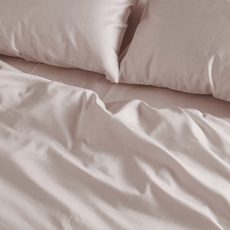 Luxe Cotton Pair of Standard Pillowcases, Rose
