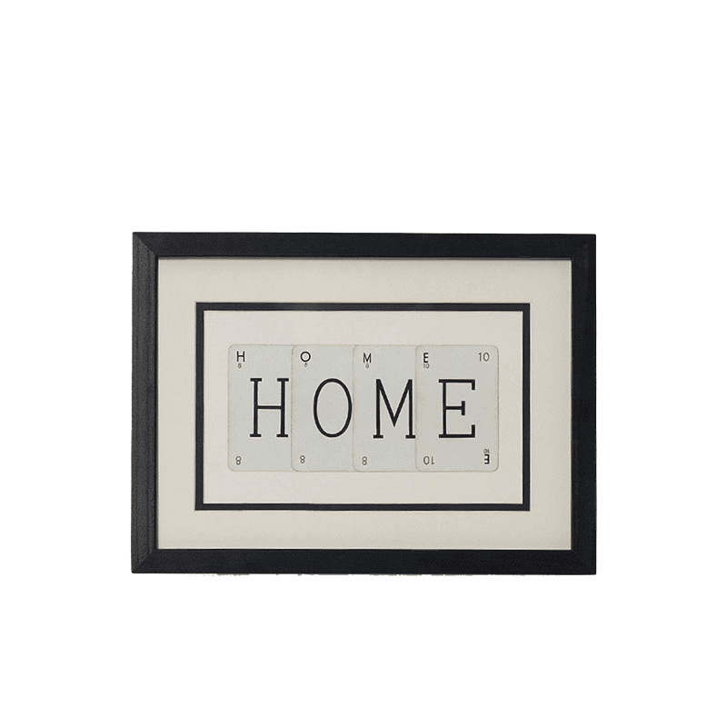 HOME (WITH HEART) 'Home' Word Frame