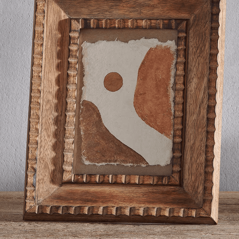 Hansika Mango Wood Frame, 5 x 7", Natural