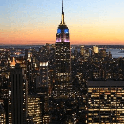 Image showing the Top of the Rock Observation Deck in NYC product.
