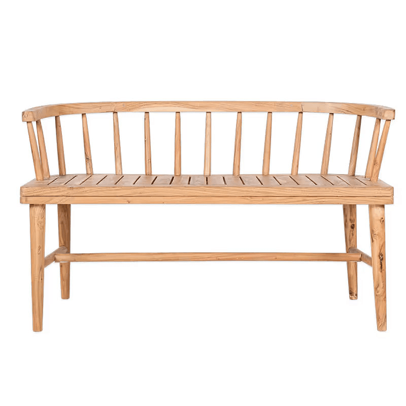 Tipu Acacia Wood Bench, Natural