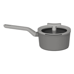 Image showing the Leo, 3 Piece Cookware Set, Grey product.