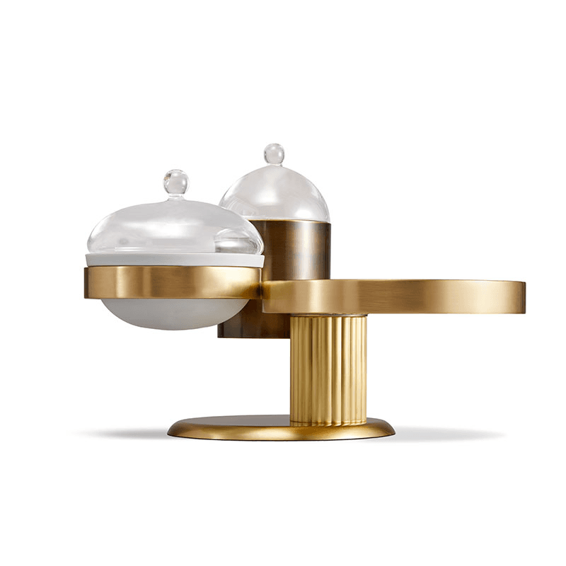 Kelly Behun Tiered Dessert Servers, H17cm, Gold