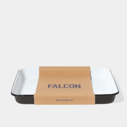 Image showing the Enamelware Tray, Coal Black product.