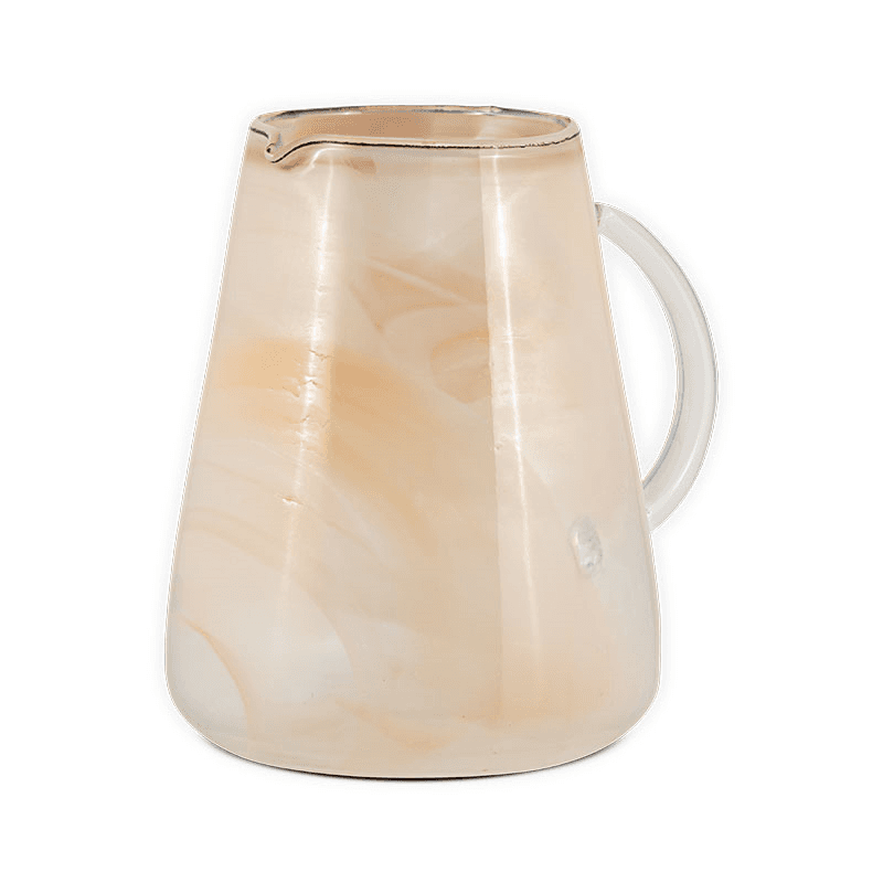 Shirali Marble Swirl Jug, 2L, Apricot