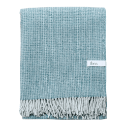 Image showing the Recycled Wool Blanket, 145 x 190cm, Sage Waffle product.