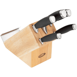 Image showing the 5 Piece Knife Block Set, Natural product.