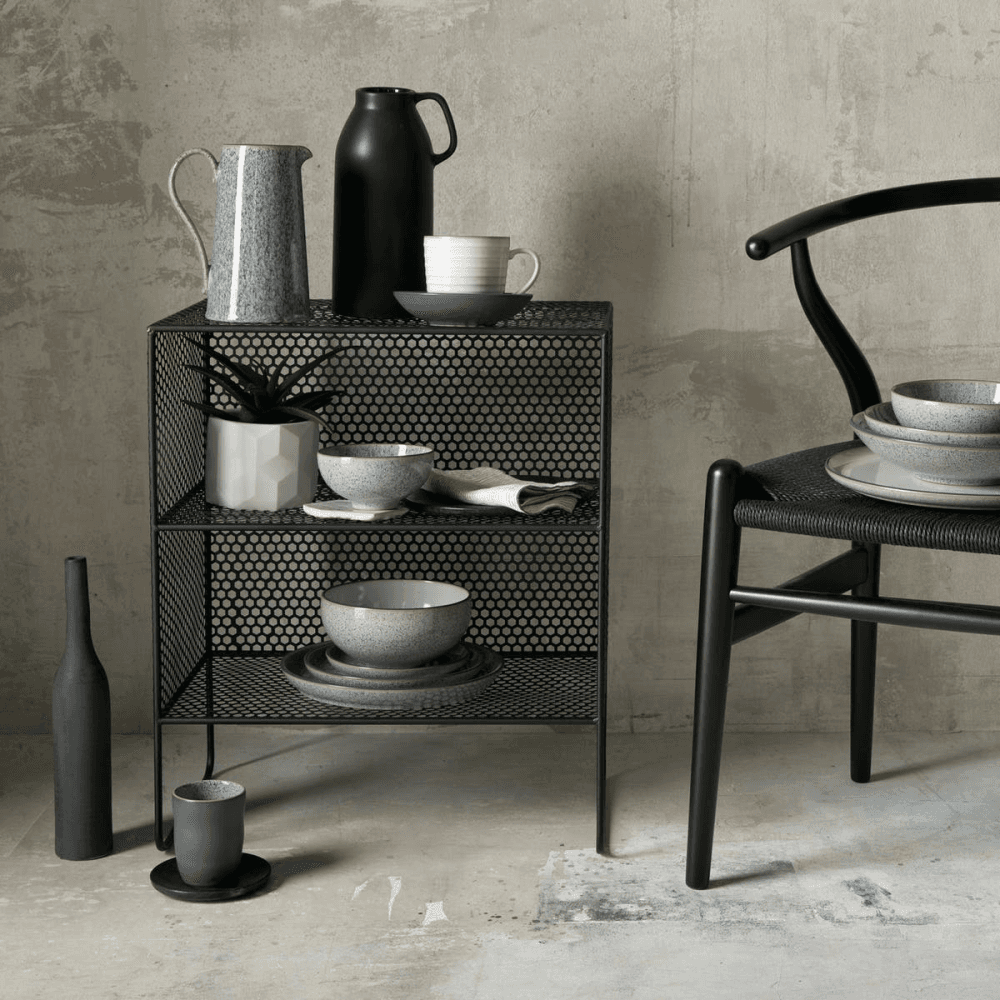 Studio Grey Pair of ridged mugs, 400ml