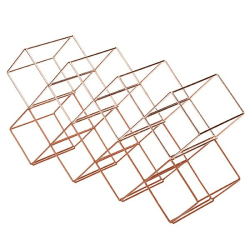 Image showing the Stackable Wine Rack, 7 Bottles, Copper Finish product.