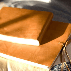 Image showing the Rustic Photograph album - large, H34.5 x L25cm, Tanned Leather product.