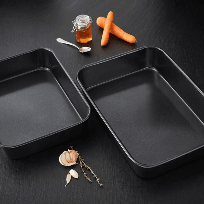 Precision Plus Medium Roasting Pan Non-Stick, Black