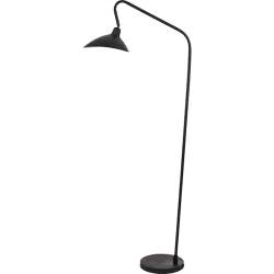 Image showing the Toulon Floor Lamp, H150cm, Black product.