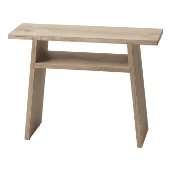 Image showing the Mink Bath bench, L60 x W23 x H45cm, Oak product.