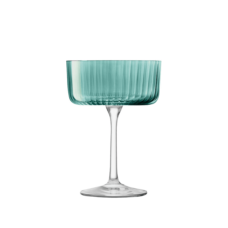 Gems Set of 4 Champagne/Cocktail Glasses, 230ml, Jade