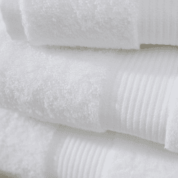 Image showing the Egyptian Cotton Bath towel, 70 x 125cm, White product.