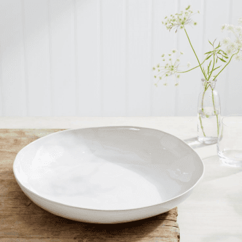 Image showing the Portobello Low serving bowl, D37cm, White product.